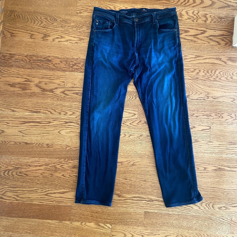 Ag Adriano Goldschmied Men's Dark Blue Slim Jeans